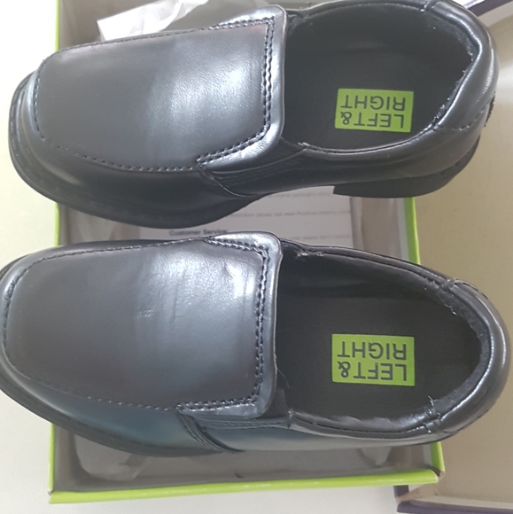 Boys formal black Loafers size 8 - Picture 1 of 4